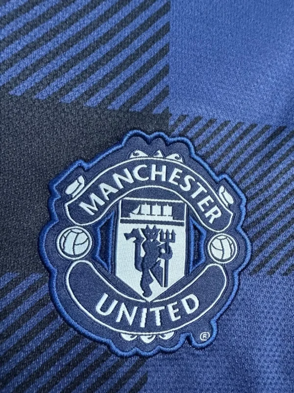 2013-14 Manchester United Away Black Player Version Match Jersey