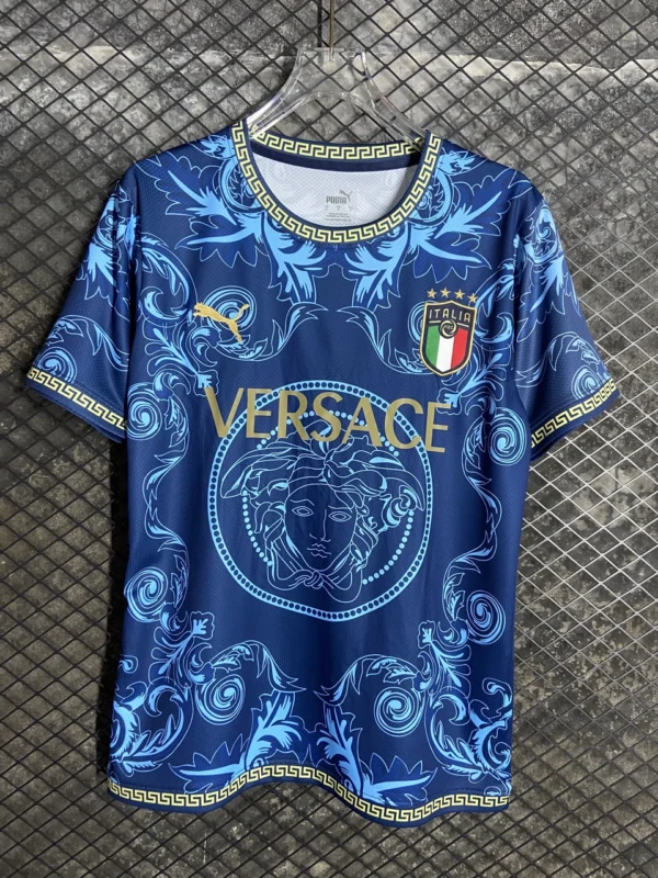 Authentic 2023-24 Italy Blue AAA Grade Replica Jersey for Matchday