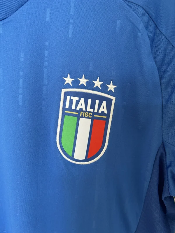 Italy 2024-25 Home Sublimated Soccer Jersey – Fan Grade