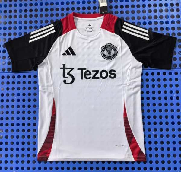 Manchester United 2024-25 White Training 5-a-side Football Jersey
