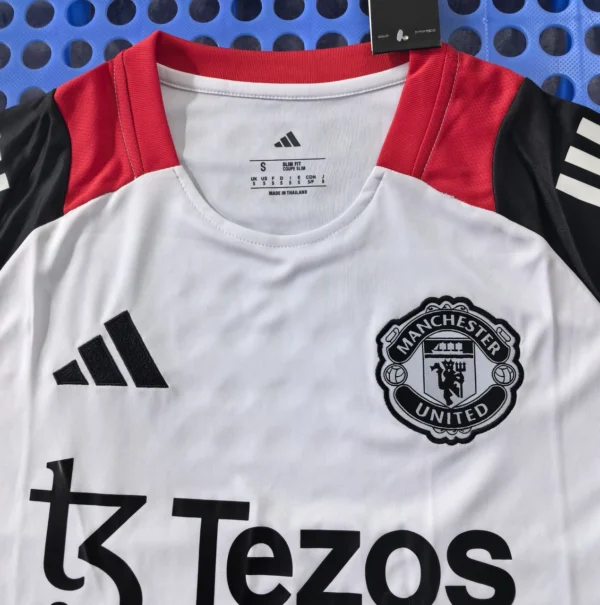 Manchester United 2024-25 White Training 5-a-side Football Jersey