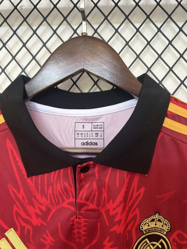 2024-25 Real Madrid Red Jersey – High Quality Replica Football Kit