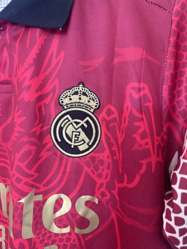 2024-25 Real Madrid Red Jersey – High Quality Replica Football Kit