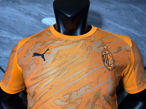 2025-26 AC Milan Training Orange AAA Grade Replica Jersey