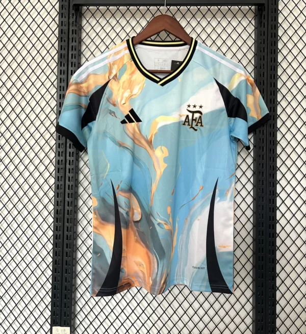 2026 World Cup Argentina Authentic Heat Pressed Jersey 2025/26