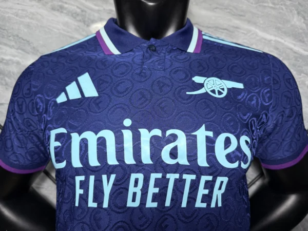 2025-26 Arsenal Dark Blue Factory Direct Soccer Jerseys AAA Grade Replica