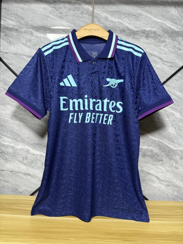 2025-26 Arsenal Dark Blue Factory Direct Soccer Jerseys AAA Grade Replica