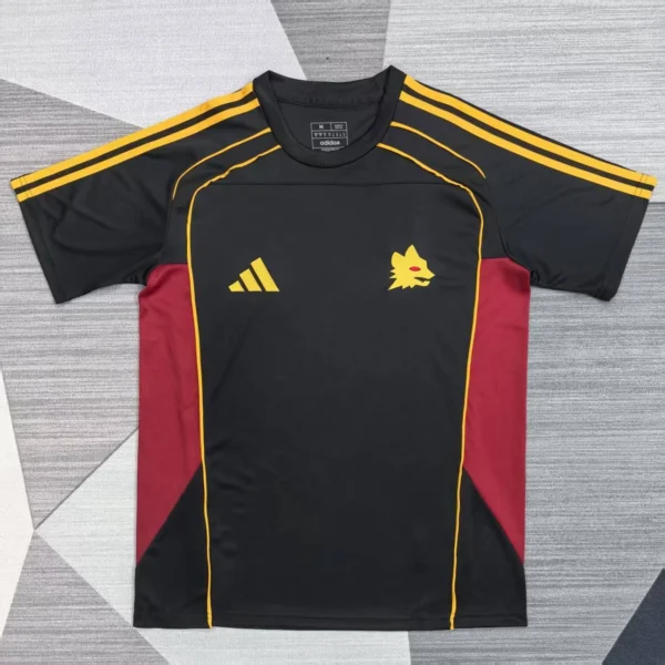 2025-26 AS Roma Black Special Edition Fan Version Football Shirt
