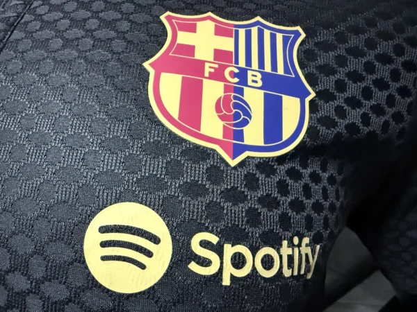 2025-26 Barcelona Black Commemorative Polyester Moisture-Wicking Jersey