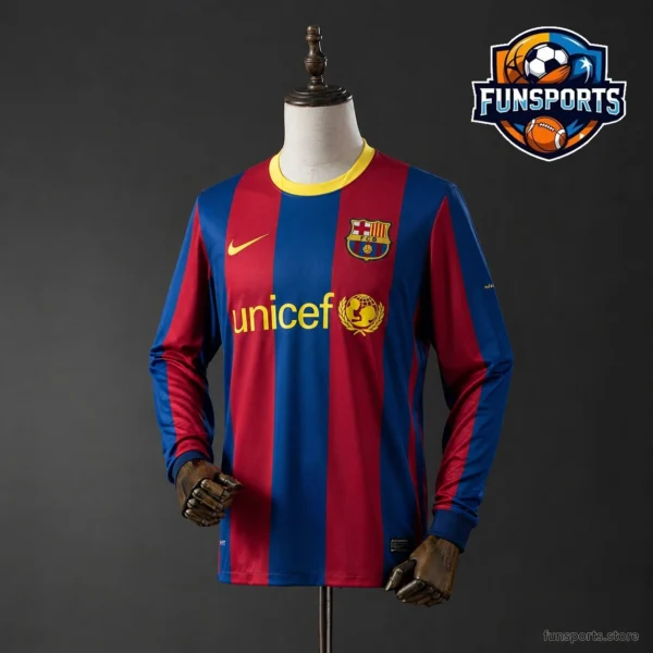 2010-11 Barcelona Home vs Modern Kits – Player Version Match Jersey