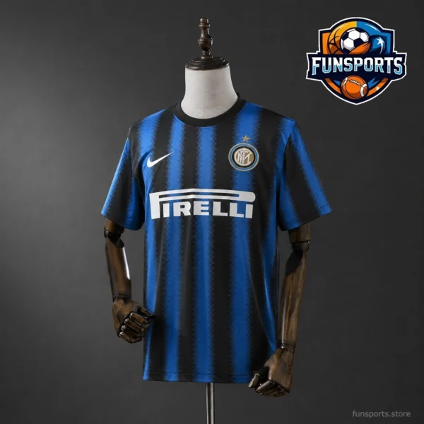 Inter Milan 2010-11 Home 1:1 Replica Football Jersey – Vintage Nerazzurri