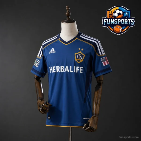 LA Galaxy 2011-12 Silver Away Fan Version Football Jersey S-5XL