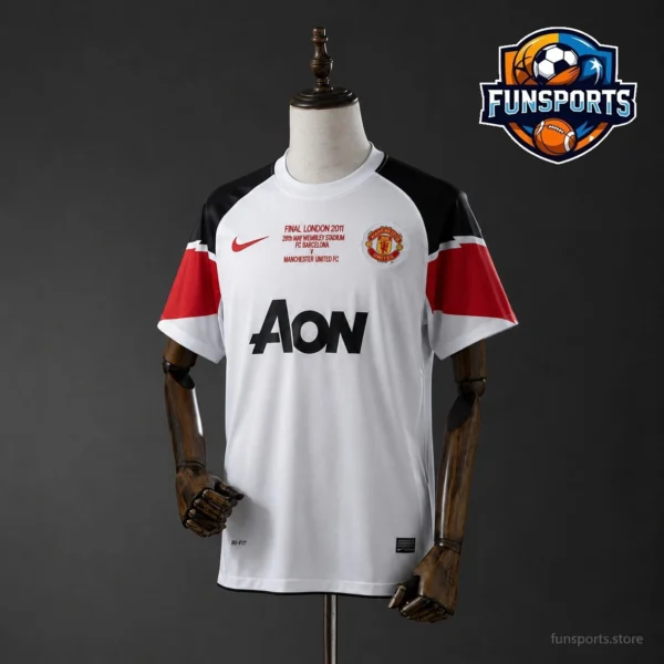 2011/12 Man Utd Away Champions League Matchday Fan Jersey