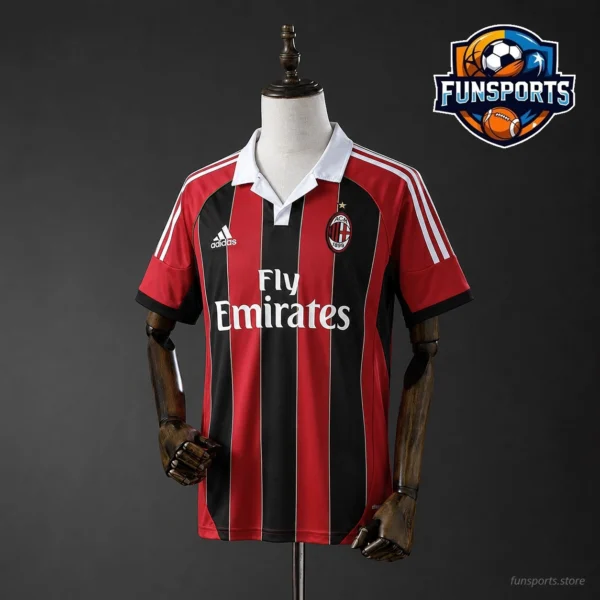 2012-13 AC Milan Home Polyester Moisture-Wicking Jersey – Premium Fan Replica