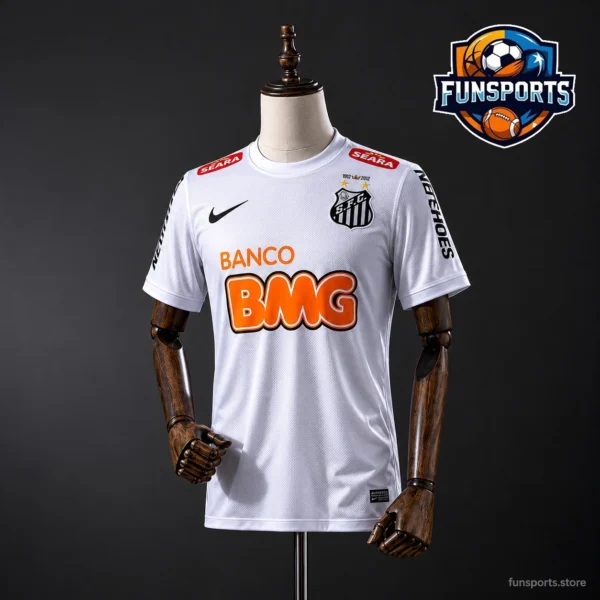 2012-13 Santos Home Retro Fan Version Football Shirt – Thai Quality