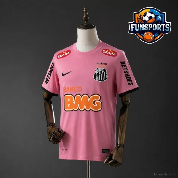 2012-13 Santos Pink Player Version Match Jersey – Rare Fan Edition