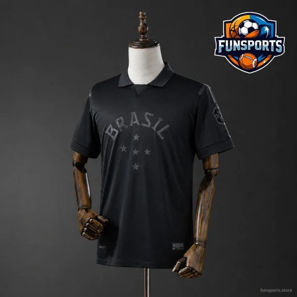 2026 World Cup Brazil Black Jersey – Thai Quality Football Kit