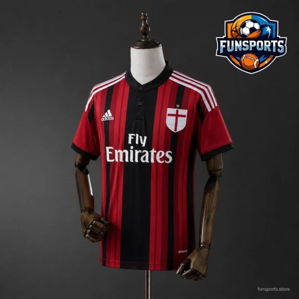 2014-15 AC Milan Home Football Jersey – Training Replica for Fans