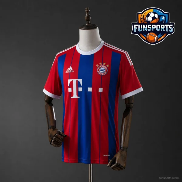 Bayern Munich 2014-15 Home Polyester Moisture-Wicking Jersey for Weekend Warriors