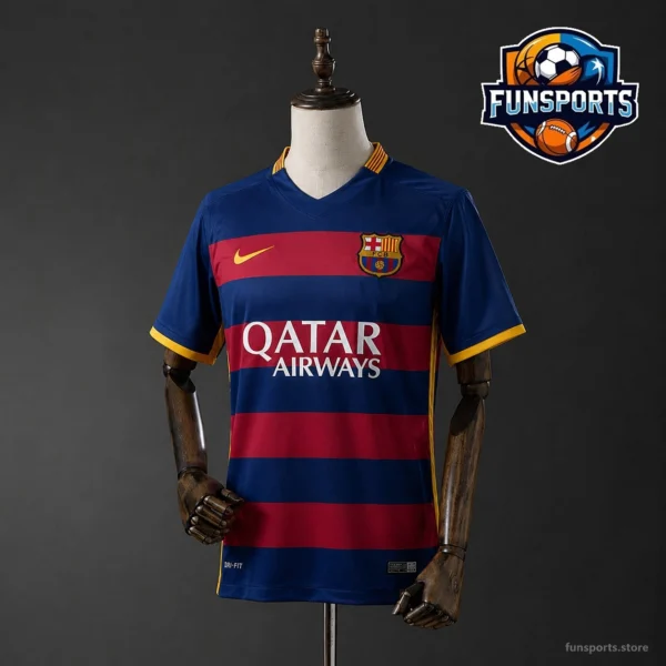 2015-16 Barcelona Home 180gsm Football Jersey – Classic Fan Edition