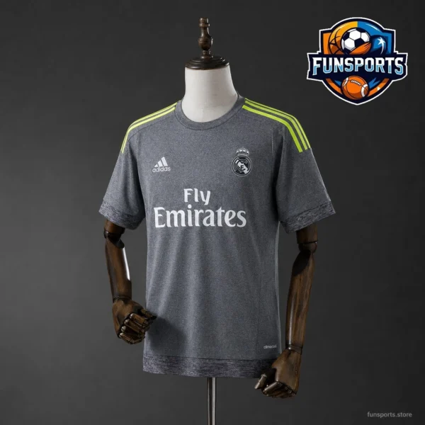 2015-16 Real Madrid Away Fan Version Football Shirt – Stunning Dark Teal