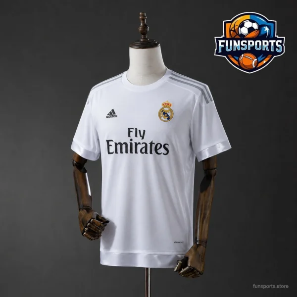 2015-16 Real Madrid Home Jersey – 5-a-Side Football Jersey Style