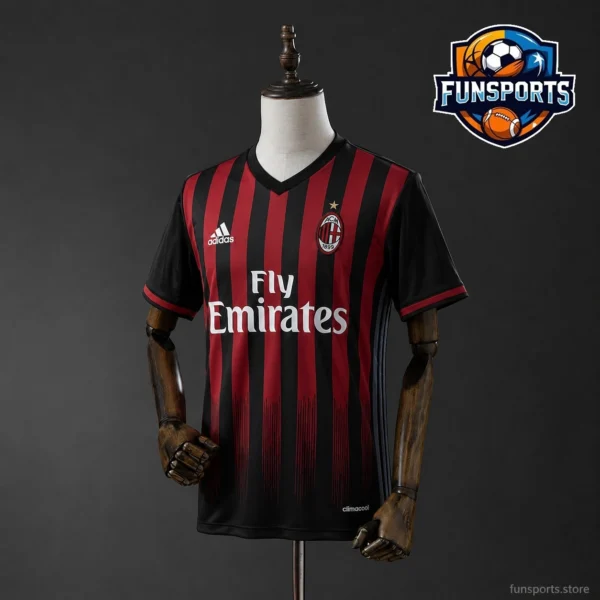 2016-17 AC Milan Home Fan Version Football Shirt Premium Quality