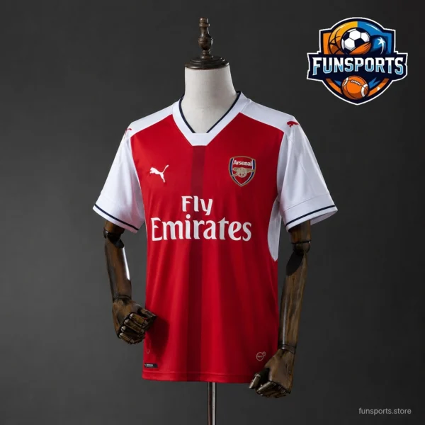 2016-17 Arsenal Home Shirt – 180gsm Football Jersey for Fans