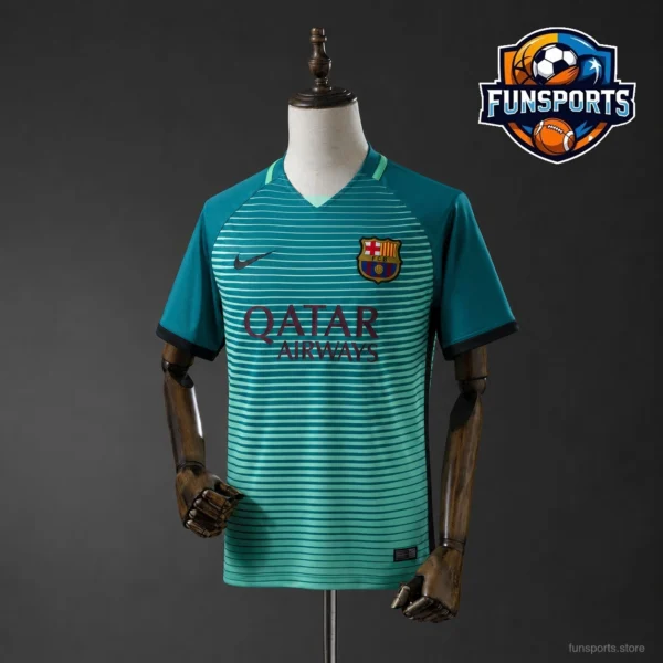 2016-17 Barcelona Third Jersey – 180gsm Football Jersey for Fans