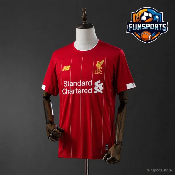2019-20 Liverpool Home Jersey – 180gsm Football Jersey for Match Day