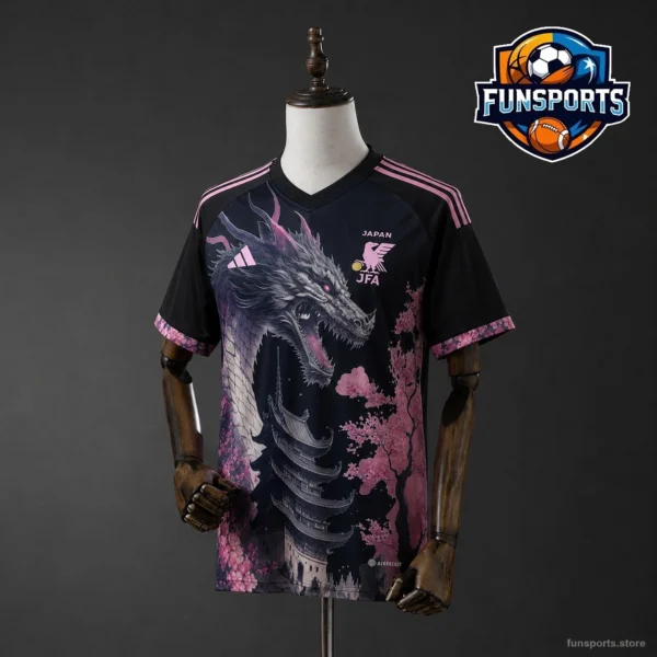 2026 World Cup Japan Pink Dragon Special Edition Sublimated Soccer Jersey