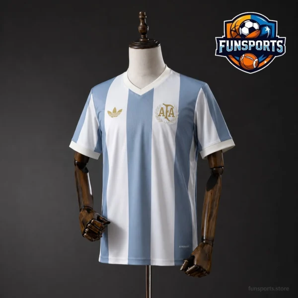 2026 World Cup Argentina Home Fan Version Football Shirt 2024-25