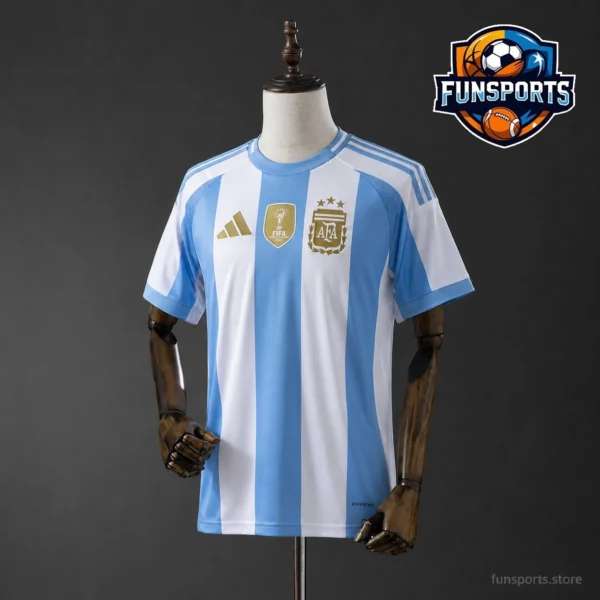2026 World Cup Argentina Home Jersey 1:1 Replica Football Kit Gold Edition