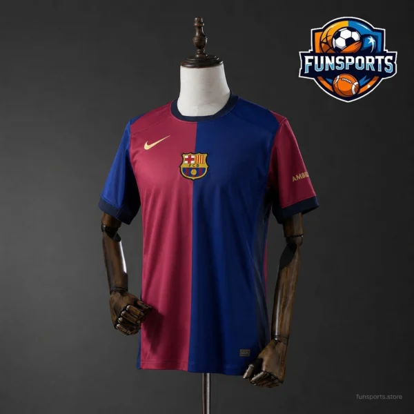 2024-25 Barcelona Home White 5-a-side Football Jersey
