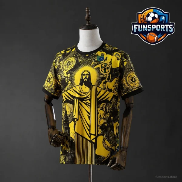 2026 World Cup Brazil Black Jersey AAA Grade Replica