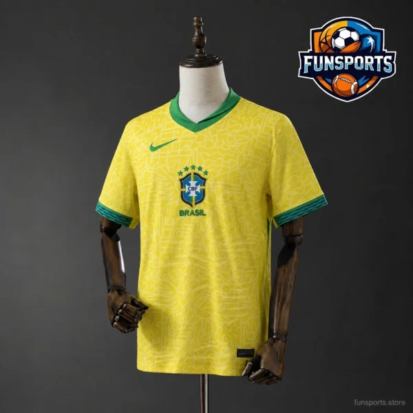 2026 World Cup Brazil Home Jersey High Quality Replica Football Kit