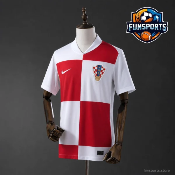 2026 World Cup Croatia Home Jersey – 2024-25 Fan Version