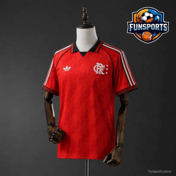 2024-25 Flamengo Red Retro Football Jersey – AAA Grade Replica Kit