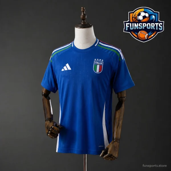 Italy 2024-25 Home Sublimated Soccer Jersey – Fan Grade