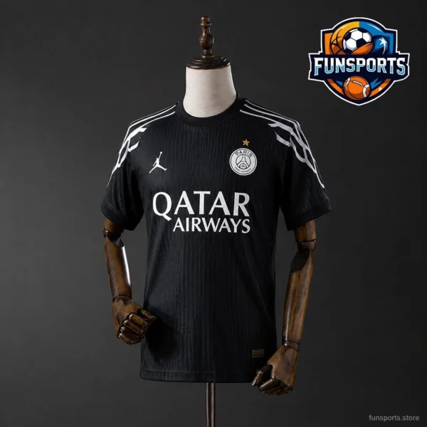 PSG 2024-25 Fourth Black – Thai Quality Football Kit for Die-Hard Fans