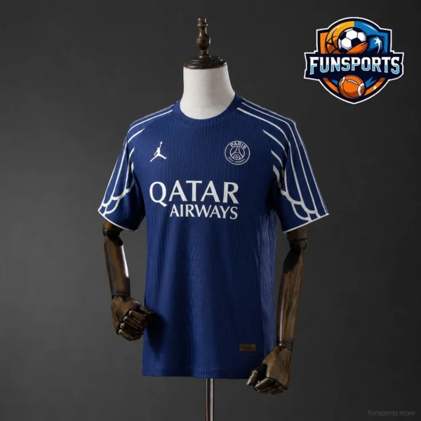 PSG 2024-25 Fourth Blue Player Version Match Jersey – Premium Fan Grade