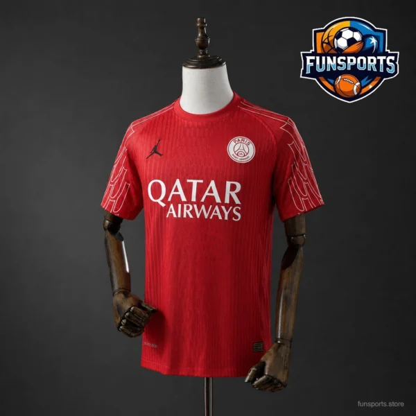 PSG 2024-25 Red Home Jersey – A Season of Flair