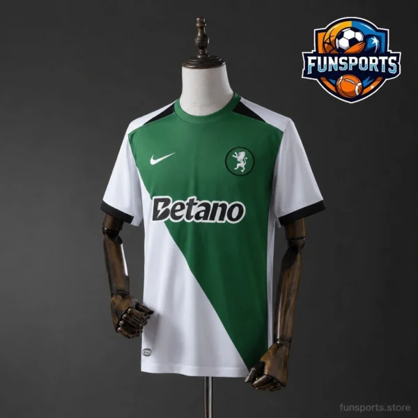 Sporting Lisbon Away 2024-25 180gsm Football Jersey – Fan Replica Kit