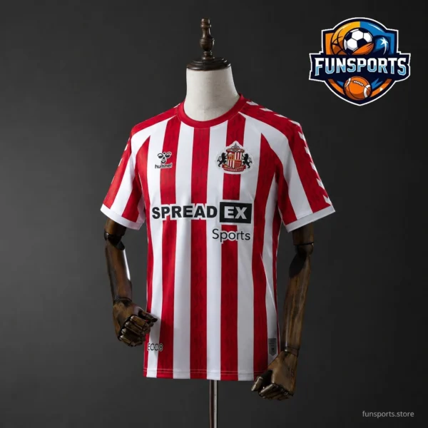 Sunderland 2024-25 Home Jersey: 1:1 Replica Football Jersey for True Fans