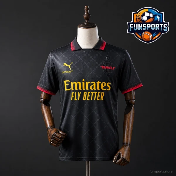 Your Go-To Weekend League Football Kit: AC Milan Black Special Edition 2025-26