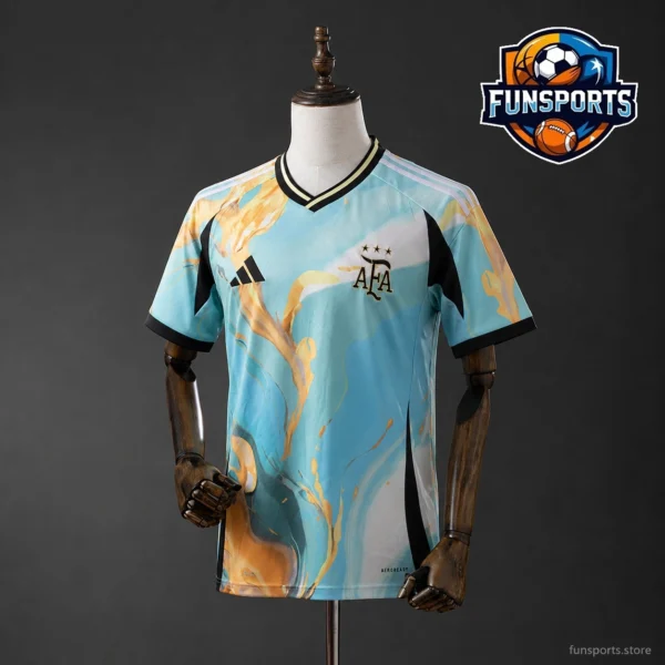 2026 World Cup Argentina Authentic Heat Pressed Jersey 2025/26