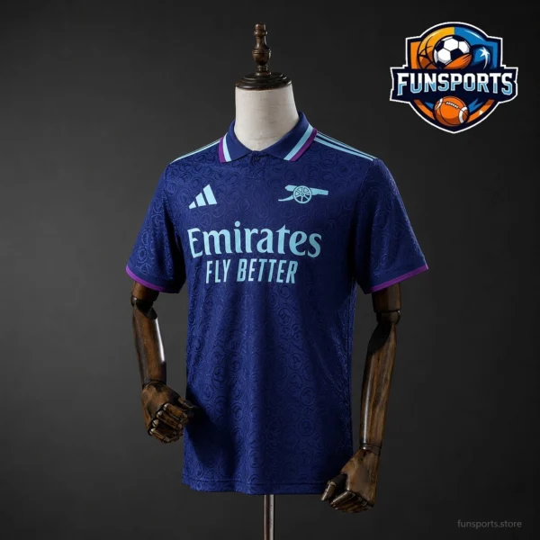 2025-26 Arsenal Dark Blue Factory Direct Soccer Jerseys AAA Grade Replica