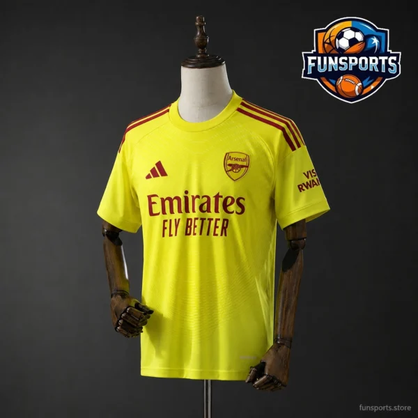 2025-26 Arsenal Goalkeeper Polyester Moisture-Wicking Jersey