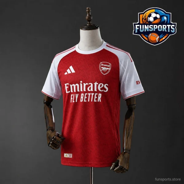 2025-26 Arsenal Home Fan Version Football Shirt S-5XL