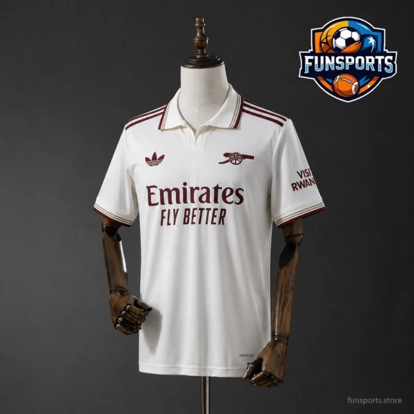 2025-26 Arsenal Third White – Thai Quality Football Kit for True Fans